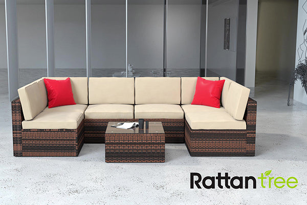 Kinsunny rattan sofa online assembly