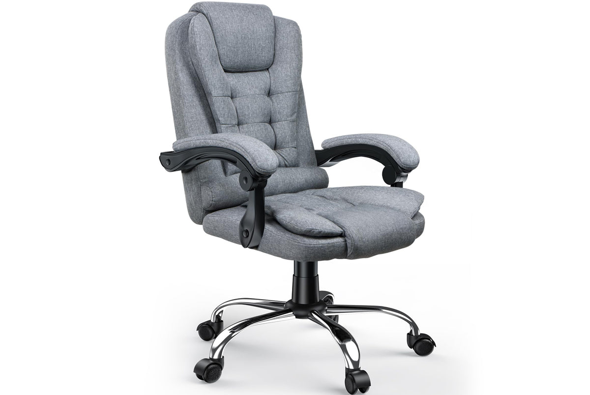Ergonomic Executive Office Chair PU Leather High Back Computer 